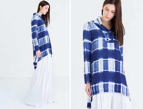 Şile Bezi Batik Tesettür Tunik