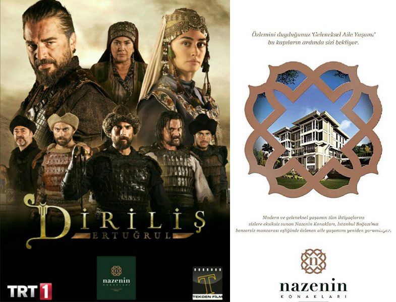 Diriliş Ertuğrul Dizisinin Ana Sponsoru NAZENİN KONAKLARI