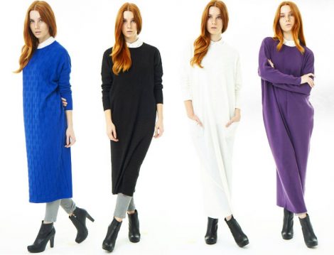 Tesettür Triko Hırka ve Tesettür Triko Tunik Modelleri