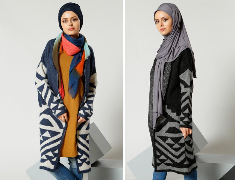 Tesettür Triko Tunik ve Hırka Modelleri
