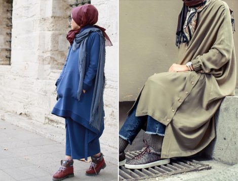 2017 Tesettür Tunik Modelleri