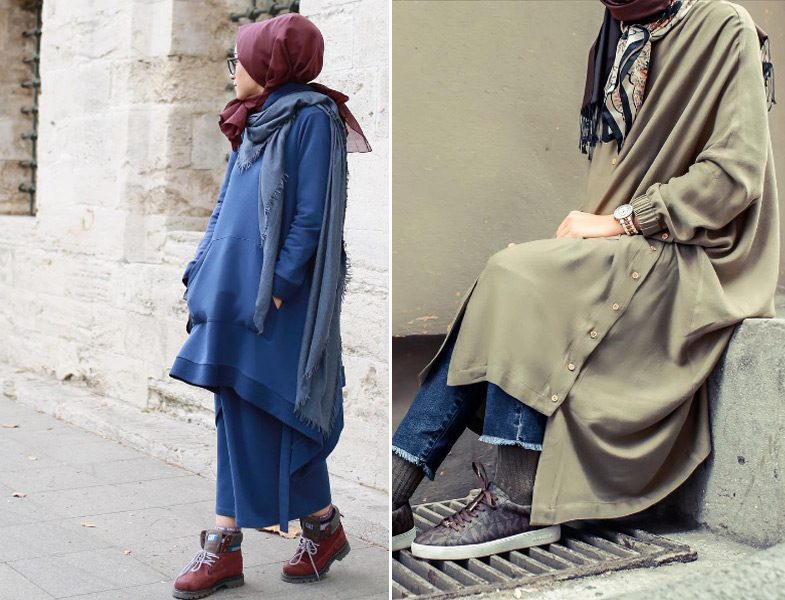 2017 Tesettür Tunik Modelleri