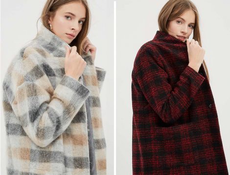 Koton'da Şimdi Kumaş Kaban Moda