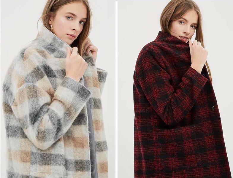Koton'da Şimdi Kumaş Kaban Moda