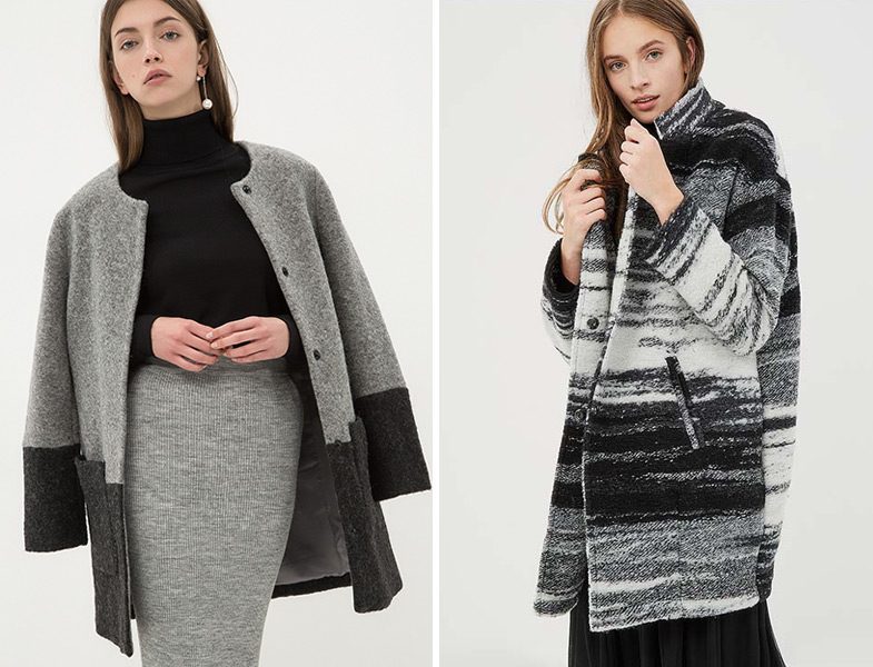 Koton'da Şimdi Kumaş Kaban Moda