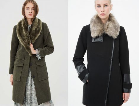 Koton'da Şimdi Kumaş Kaban Moda