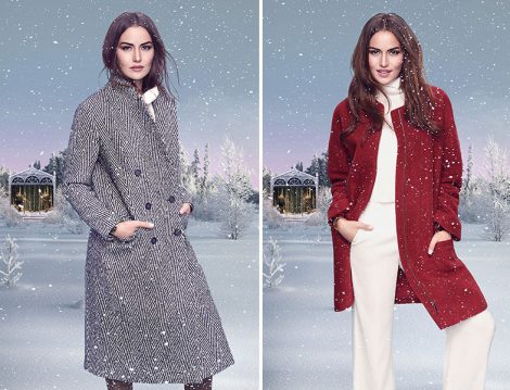Koton'da Şimdi Kumaş Kaban Moda