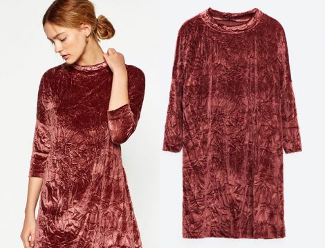 Zara Kadife Tesettür Giyim Modelleri