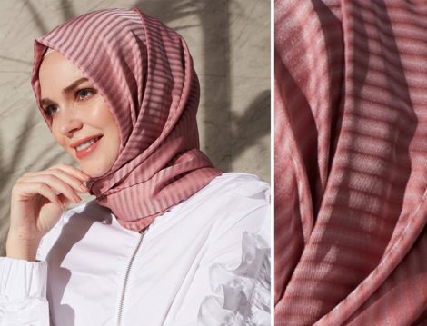 Desenli Tesettür Şal Modelleri