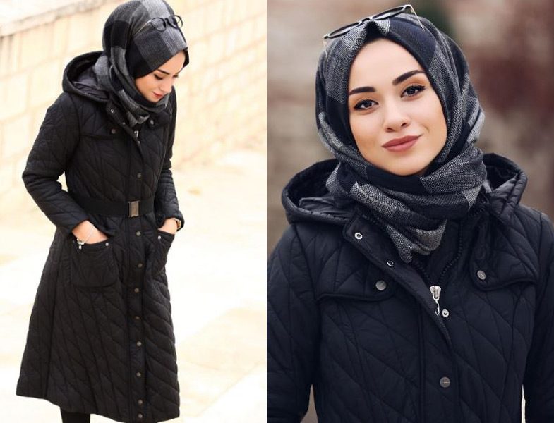 Desenli Tesettür Şal Modelleri