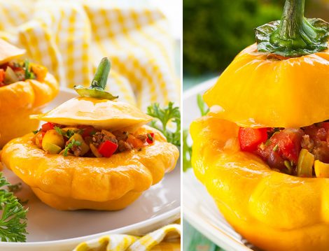 Pattison Kabağından Dolma Tarifi
