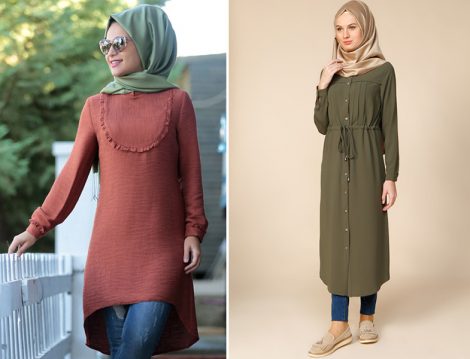 Kaçırmamanız Gereken Yeni Tesettür Tunik Modelleri