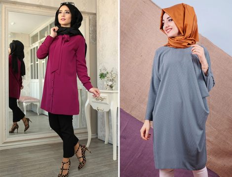 Kaçırmamanız Gereken Yeni Tesettür Tunik Modelleri