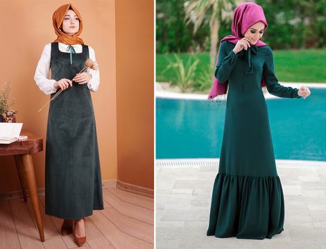 Ocak Ayının En Güzel Tesettür Elbiseleri ve Renkleri