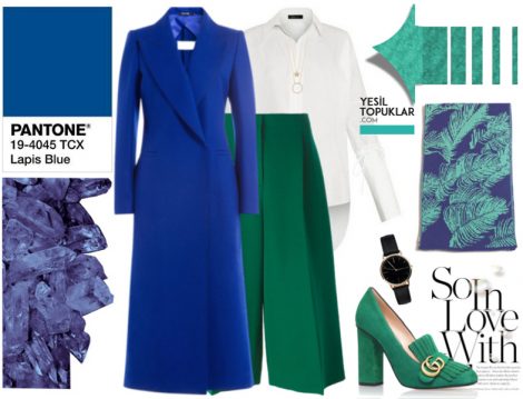 Pantone 2017 Renkleri ile Tesettür Kombin Modelleri