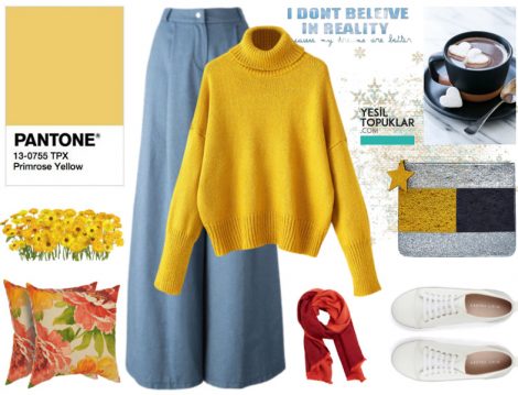 Pantone 2017 Renkleri ile Tesettür Kombin Modelleri