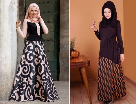 Sezonun En Şık Uzun Tesettür Etek Modelleri