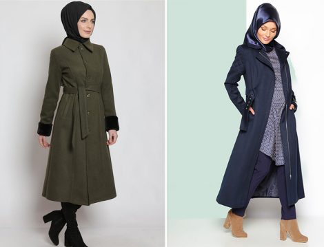 İndirimin Gözdesi En Şık Tesettür Kaban ve Mantolar