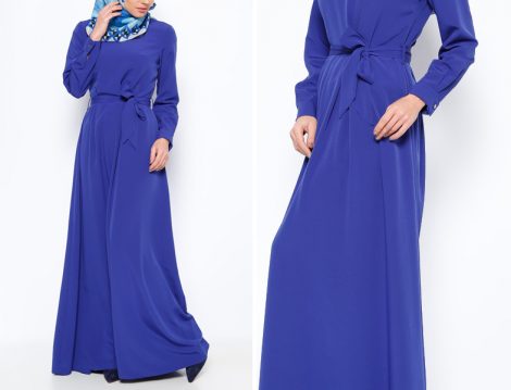 Lapis Blue - Mavi Tesettür Kombinler