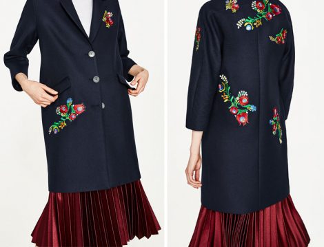 Nakışlı Ceket Zara