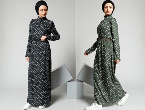 Fırfır Detaylı Tunik ve Elbise Modelleri