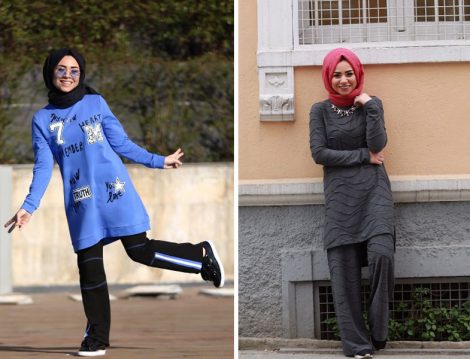 Tesettür Giyim Kombinleri 2017