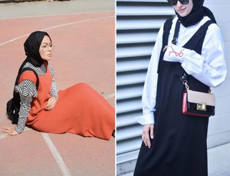Gençler için Spor Tesettür Kombinler ve Kıyafetler