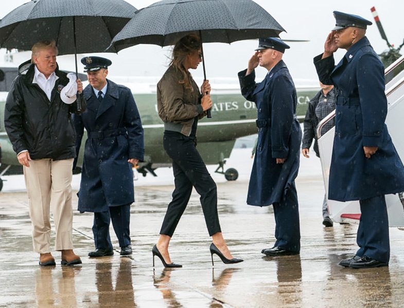 Mrs. Trump, Savaş Uçağı Pilotu Konseptli Bir Çekime Gelen Manken mi