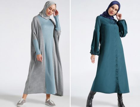 Tesettür Gençler İçin Günü Kurtaran Rahat Elbiseler