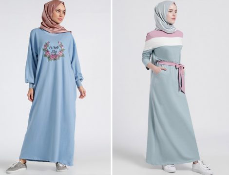 Tesettür Gençler İçin Günü Kurtaran Rahat Elbiseler