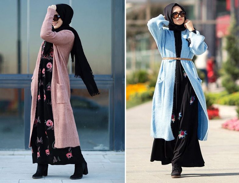 Tesettür Hırka Modelleri 2017 Sonbahar Kış