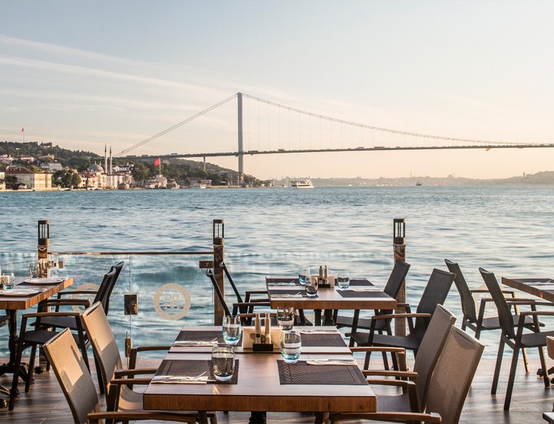 Boğaz Manzarası Restoranlar Beyaz Bosphorus