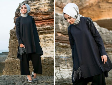 Mağaza Kadınca Butik Tesettür Hırka ve Kap Modelleri 