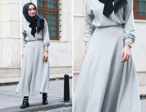 Tesettür Tunik ve Elbise Modelleri - Modgrey 