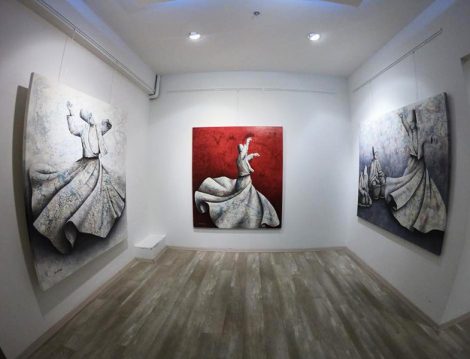 Eserlerinde Mevlana'nın 7 Öğüdünün Kendisinde Uyandırdığı Hisleri Anlatan ‘Rumi Sergisi’