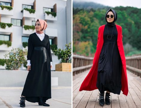 Tesettür Elbise Modelleri 2018