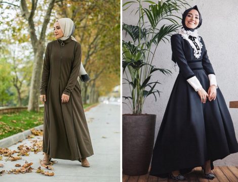 Tesettür Elbise Modelleri 2018