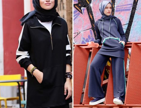 Hafta Sonuna Özel Tesettür Kombinler