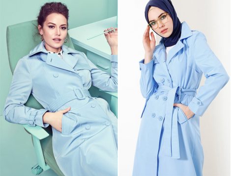Elegan Tesettür Elbise Modelleri ve Kombinler