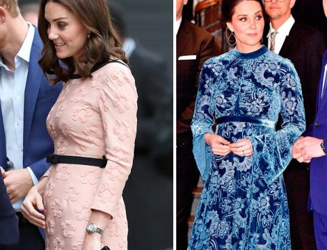 Prenses Kate'in Hamile Hanımlara Örnek Olacak Giyim Stili