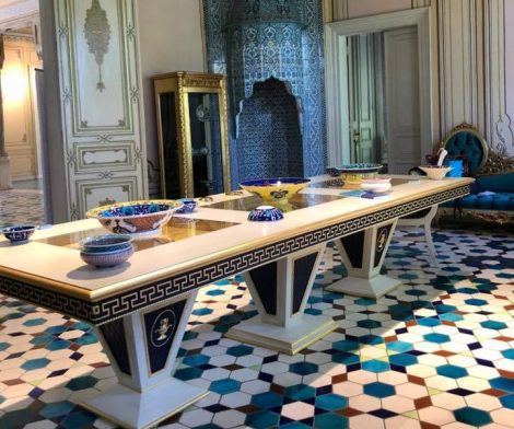 Abdülmecid Efendi Köşkünde Nida Olçar'ın 'Çiniden Şifa Tasları' Sergisi