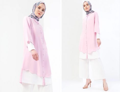 2018 Tesettür Tunik Modelleri