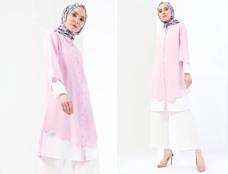 2018 Tesettür Tunik Modelleri