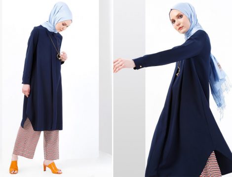 2018 Tesettür Tunik Modelleri