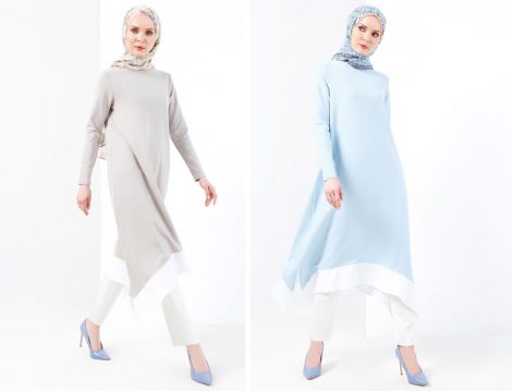 2018 Tesettür Tunik Modelleri