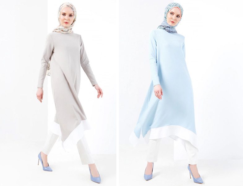 2018 Tesettür Tunik Modelleri