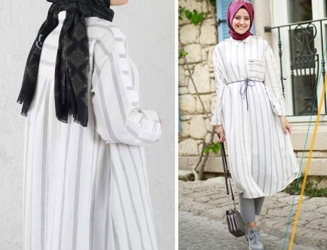 2018 Yazında Çizgili Tunikler Yine Baş Rolde