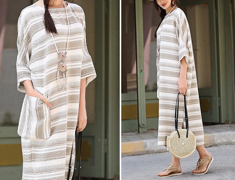 Bu Yaz Tatil Kombinlerini Etkisi Altına Alacak Kaftan, Kimono ve Elbise Modelleri