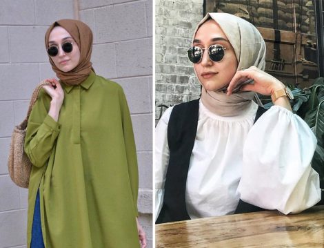 Elif Doğan Tesettür Giyim Kombinleri