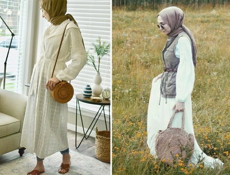 Elif Doğan'dan 20'li Yaşlar İçin Doğal Kumaşlarla Tesettür Kombinler